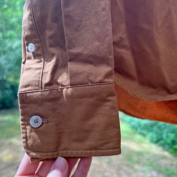 Tradlands Goodall Poplin Button-down Shirt in Sienna - Picture 3 of 5